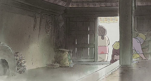 cinemamonamour: Ghibli Houses - The Bamboo Cutters’ House in The Tale of Princess Kaguya (2013