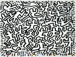 importantmodernart:  Untitled, 1980Keith Haring 