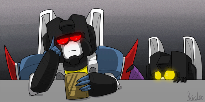 starbanshee:  goingloco:  Skywarp being needy. Obviously inspired by all those cat