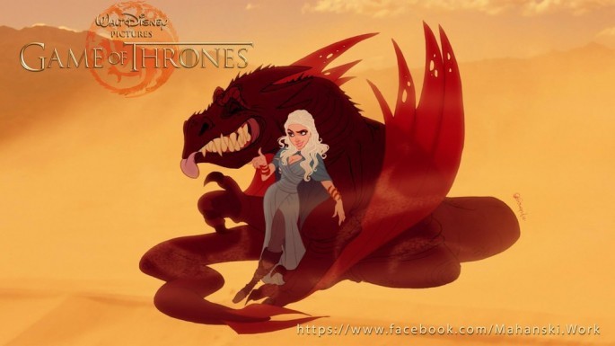 tastefullyoffensive:  Disney’s ‘Game of Thrones’ (Updated) by Fernando Mendonça and Anderson