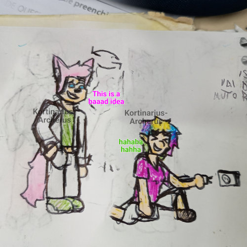 Some Drawings Of Naomi And Kevin