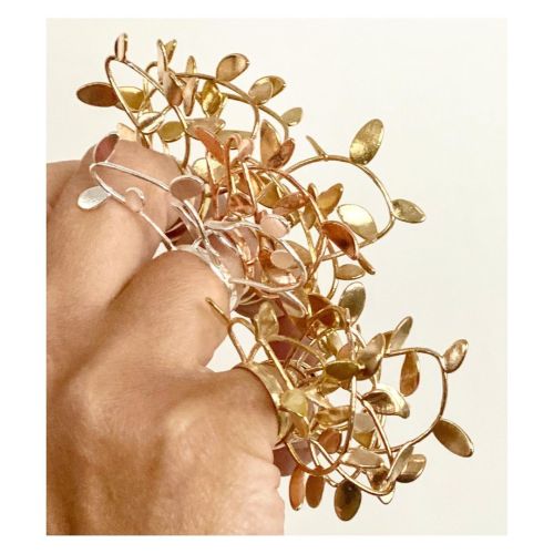 A cluster of Thicket Rings… •  Made of Bronze, Brass, Copper, and Silver…  •