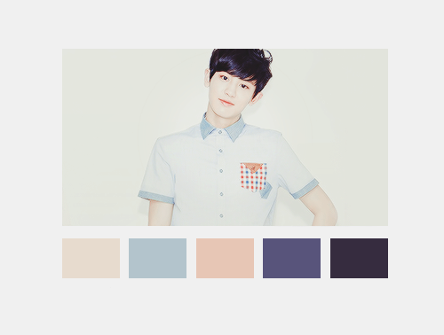 Sex mochiwon:  Chanyeol Color Palette ✿  Requested pictures