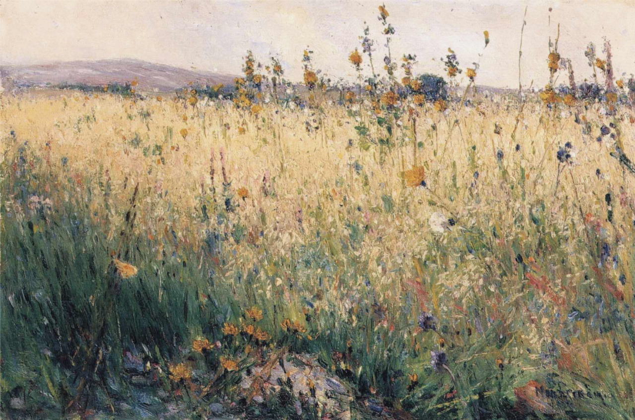 Karl Nordström (1855 Stenkyrka, Västra Götaland – 1923 Drottningholm); Oat Field,