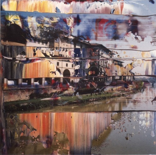 Gerhard Richter (German, b. 1932, Dresden, Germany) - Febr. 2000 (Florence), 2000, Oil on Color Phot