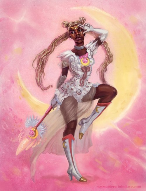 wearewakanda:  The Afro-Diasporic Fantasy Art Of Nigerian-American Illustrator Odera IgbokweWΛW | Like : Tweet : Pin : Blog#WeAreWakanda