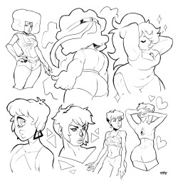 asieybarbie:  Quick rock doodles. 