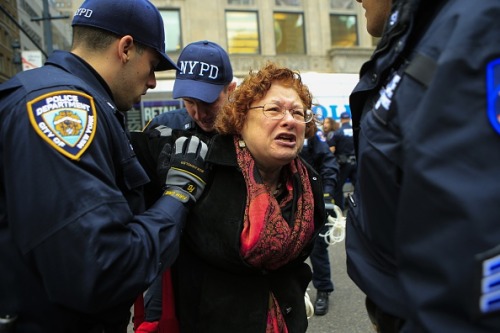 micdotcom:Director Quentin Tarantino was among a group of activists marching in New York City on Sat