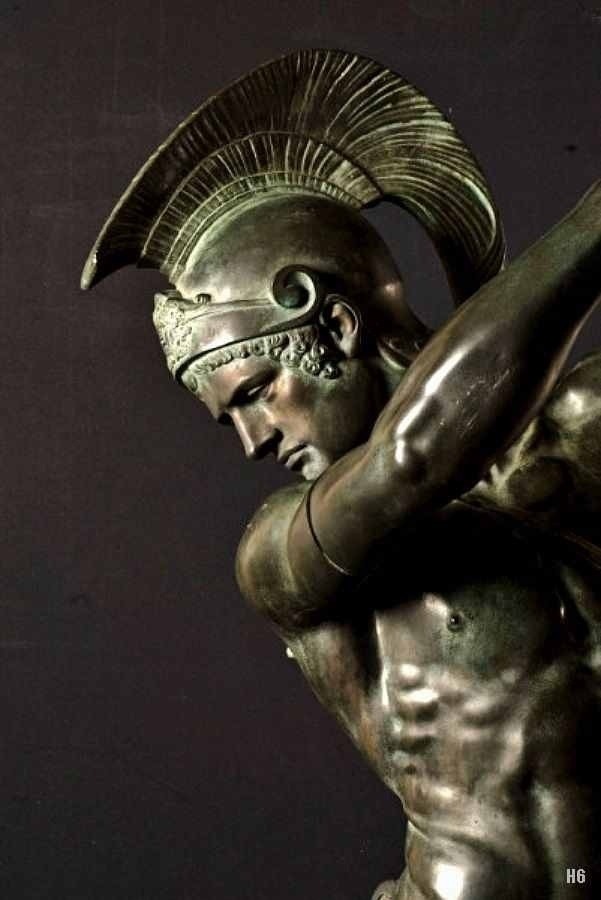 templeofapelles:  detail, Corybante Stifling the Cries of Jupiter, 1878.  Louis Leon