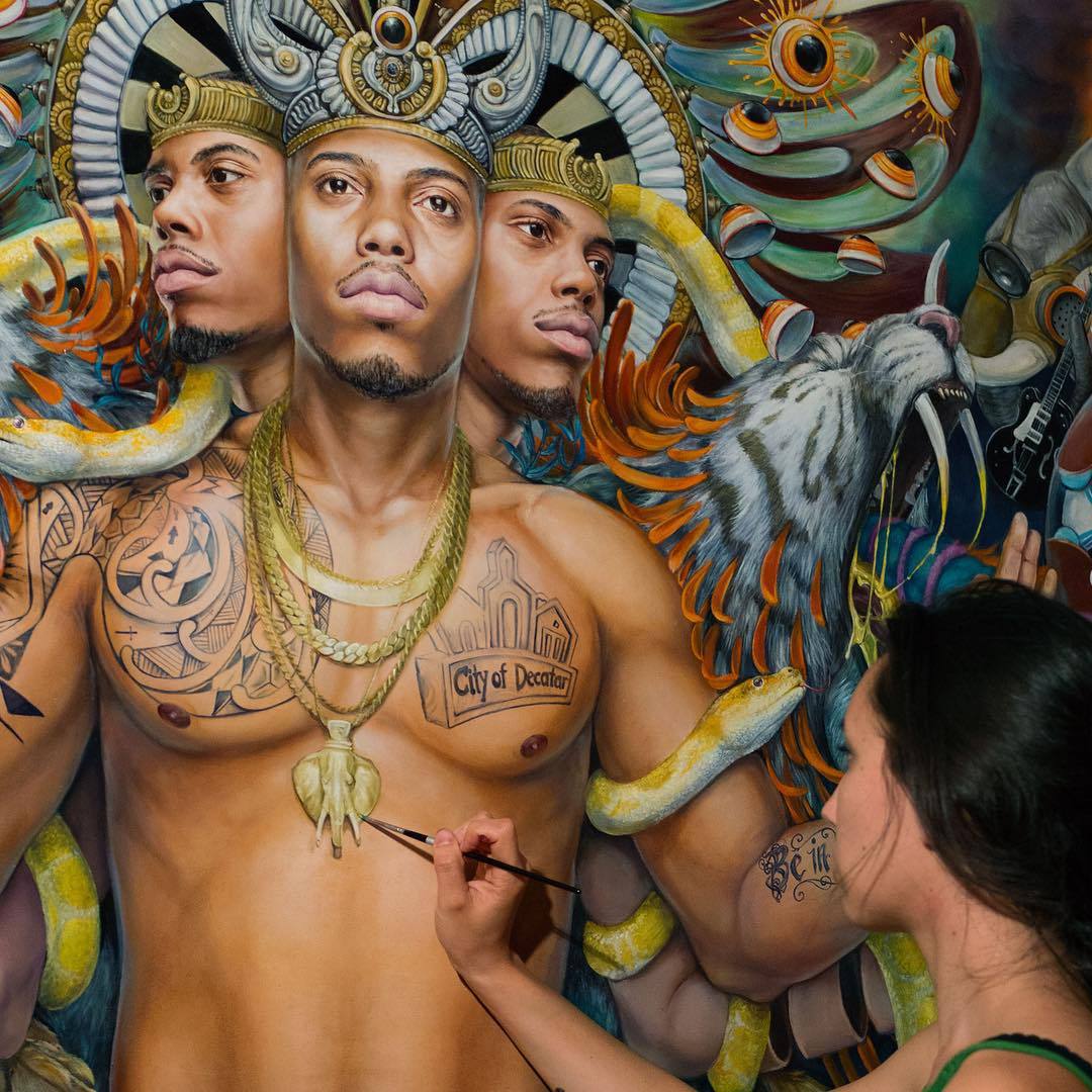 crossconnectmag:  The Psychedelic Paintings by @Hannah Faith Yata  Hannah Faith