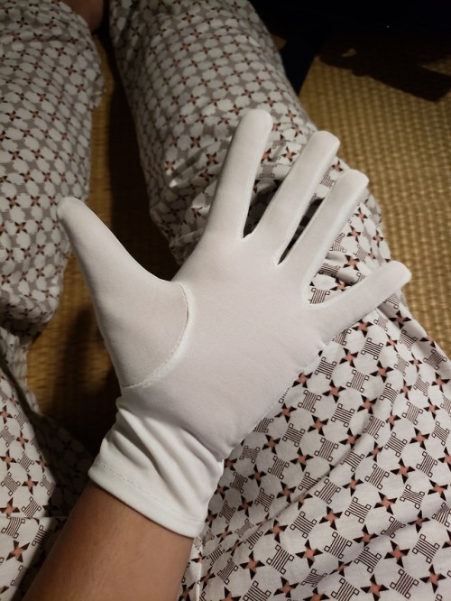 white gloves