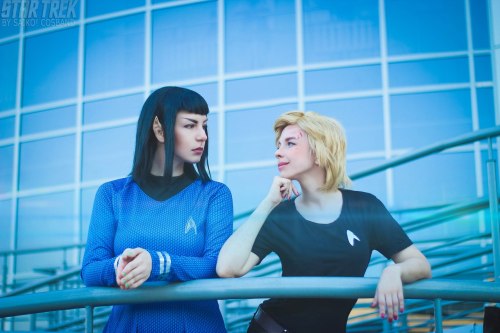 Lady Captain and miss Spock ) outfits from Star Trek 2009 moviepart one from this photoshoot