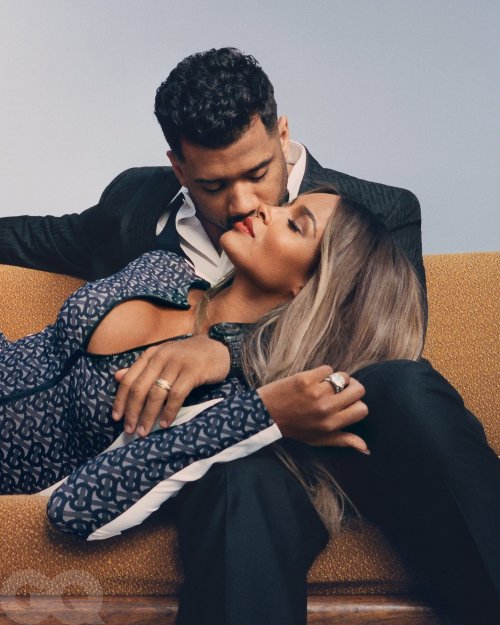 Russell Wilson and Ciara for GQ Magazine