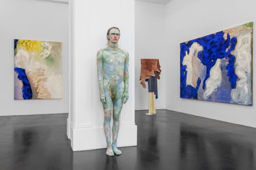 Donna Huanca’s show Surrogate Painteen. Photograph: Adrian Parvulesco/groupshow.eu