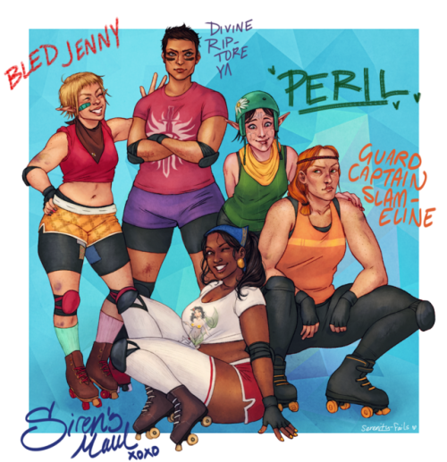 serenity-fails: This month’s winning Patreon request was Dragon Age roller derby!!! Look… I’m here f