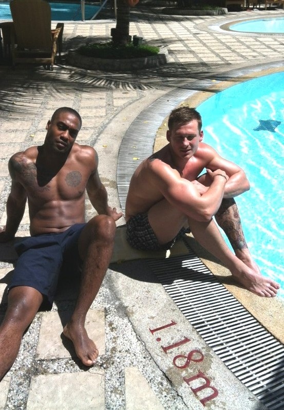 hotcelebs2000:  SIMON WEBBE and LEE RYAN 