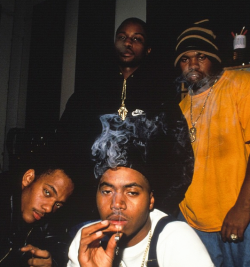 Mobb Deep, Nas and Raekwon | NYC - 1995 | Photo by Chi Modu