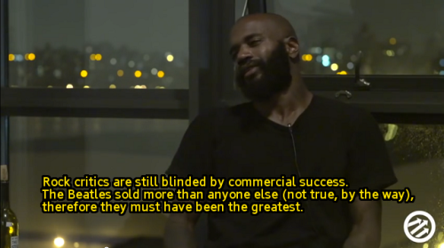 bmatf:MC Ride (Stefan Burnett) talking about the legacy of The Beatles during his interview with Pit