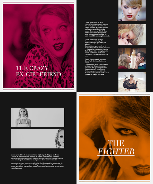 Taylor Swift + Music Video Troupes: the crazy ex-girlfriend (blank space), the fighter (bad blo