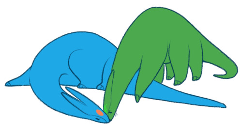 Found An Old Doodle Of 100% Organic Iterators, They Ended Up Looking Like Parasaurolophus Because Of