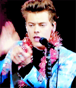 dunkirks: Harry wearing a pink tinselLondon, UK - 10/29