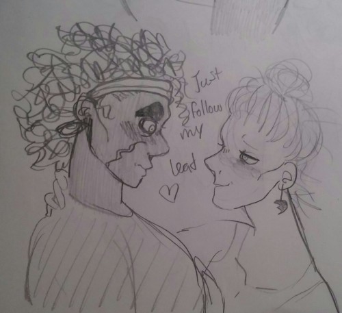 chudobs:  THIS BOYFRIEND IS FAR TOO SPICY - a kissing poldul request for father-pucci sorry it looks super shitty neko i drew it at like 3 am ( ͡° ͜ʖ ͡°) please forgive this egg