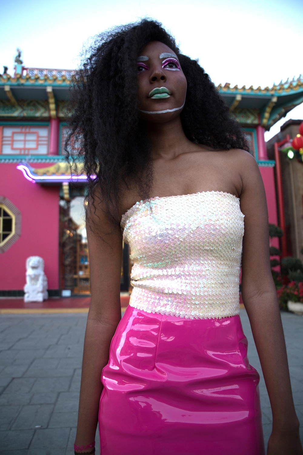 alternativeblackgirls:  Armoire Mag Exclusive: Zsipporah in Chinatown         