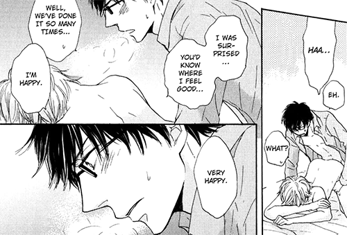 Edi's reading yaoi