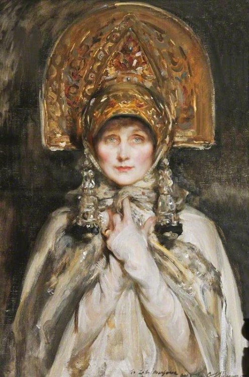 Violet Lindsay, Duchess of Rutland by James Jabusa Shannon, 1918