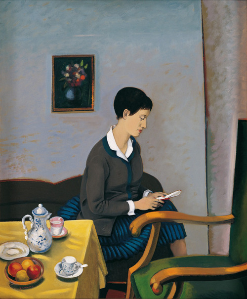 huariqueje: Letter Reader  -     Wolfgang Mattheuer, 1963. German, 1927-2004&nbs