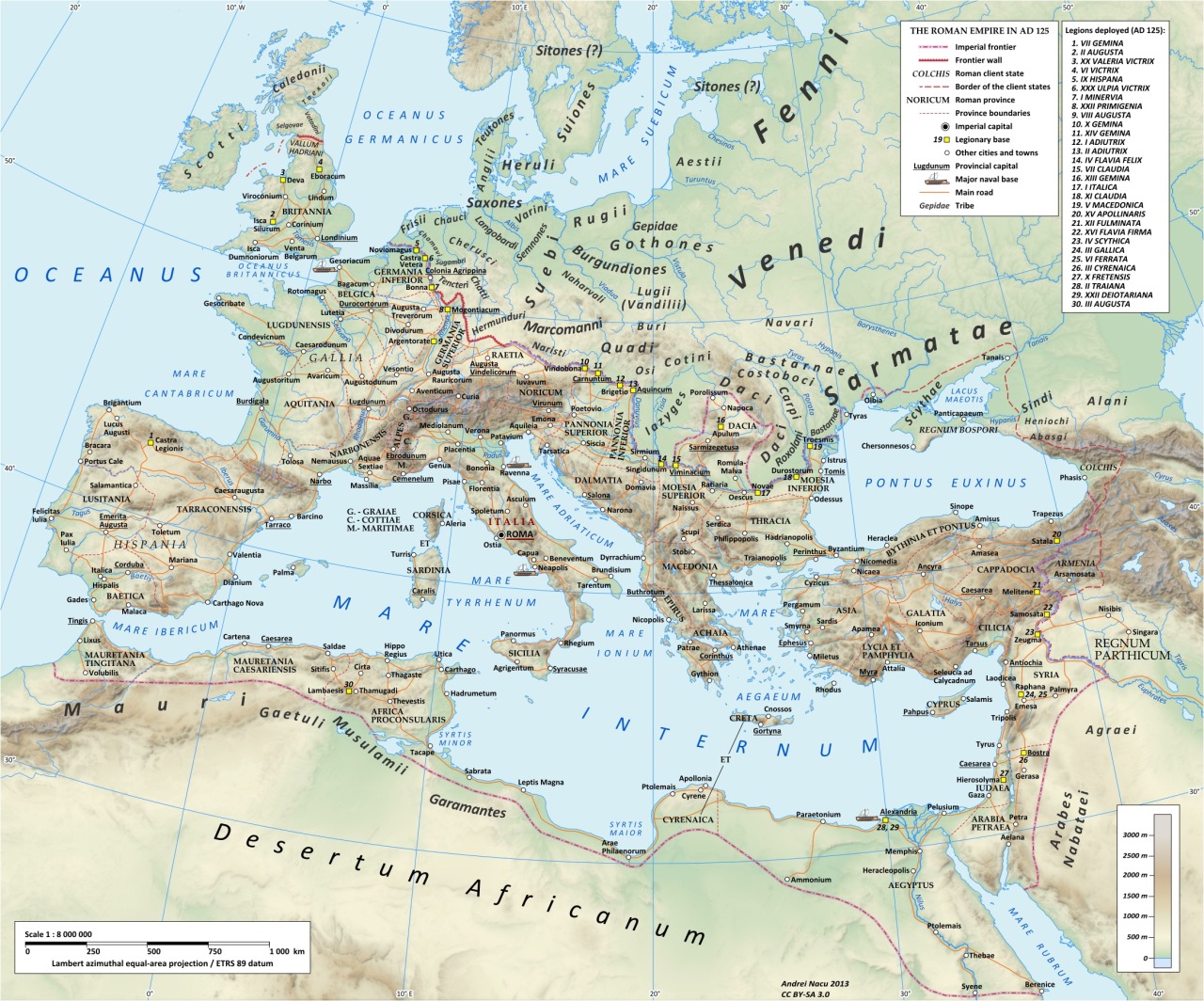 mapsontheweb:  Roads of the Roman Empire.An online route planner based on the ancient