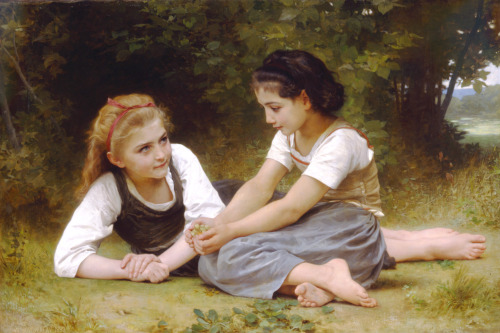 William-Adolphe Bouguereau, The Nut Gatherers, 1882.