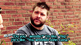 mith-gifs-wrestling:”My dad BEAT John Cena.”  Kevin Owens remembers what I’m absolutely certain was 