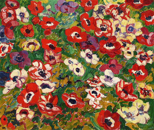 loumargi:Louis Valtat - Flower Bed, Anemones