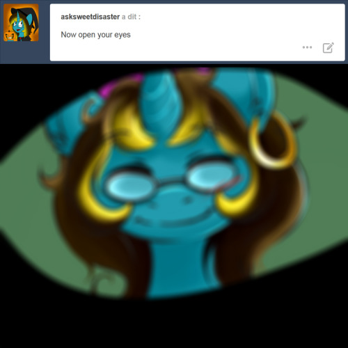 ask-poison-joke:  Lapiz : Just on my horn . Please .   D’aww~! :3