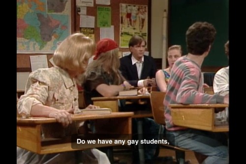 kidsinthehallpics:Do we have any gay students in the class?