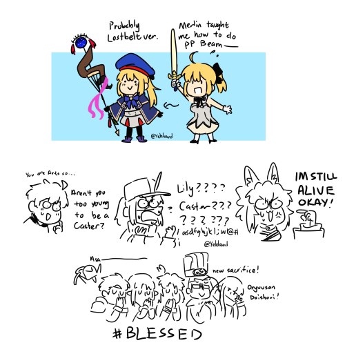 looks like we are in full circle with all these merlin update…some Aug-Sept FGO drawingsfollo