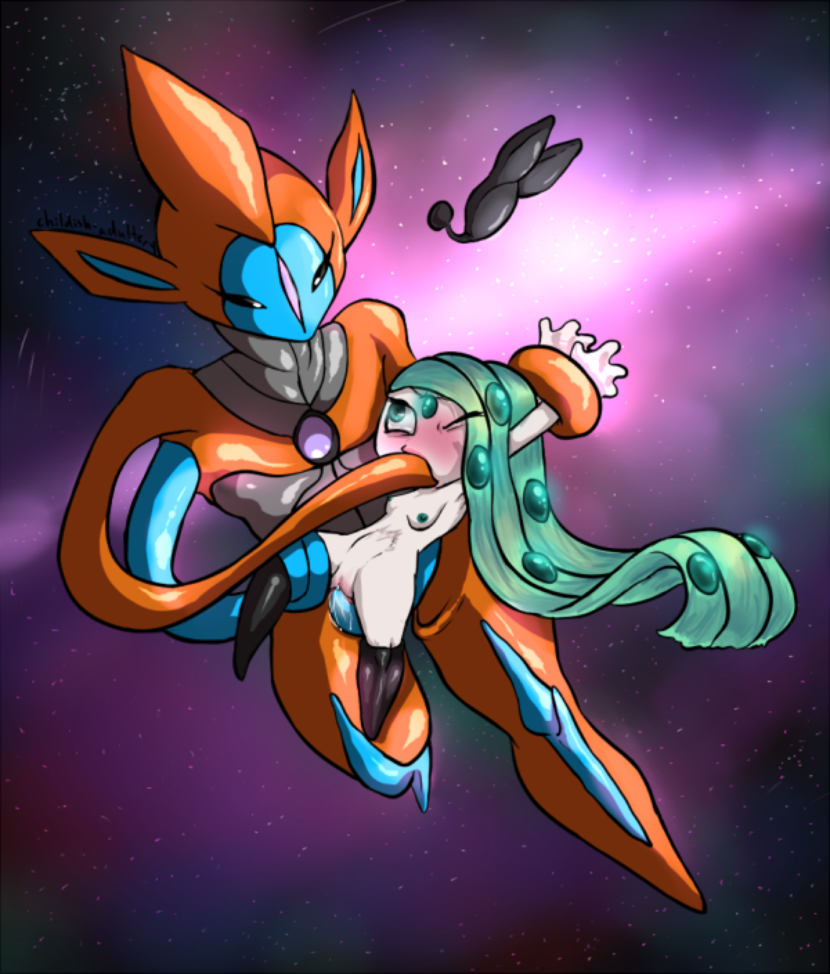 Deoxys for deoxydaughter  I wish I couldâ€™ve found more but they were all pretty