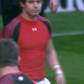 silverskinsrepository:  Rugby: Leigh Halfpenny, 2012 Six Nations pre-match
