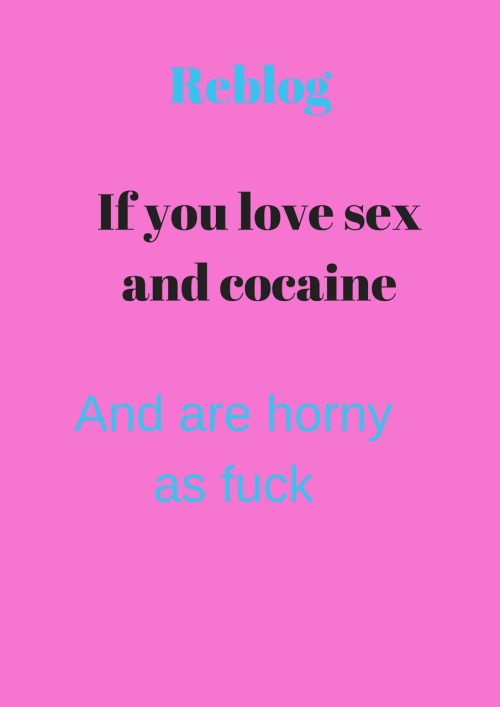 amyarmywife87: cokehead3:Yeah! @Definitely Always horny and love cocaine and meth