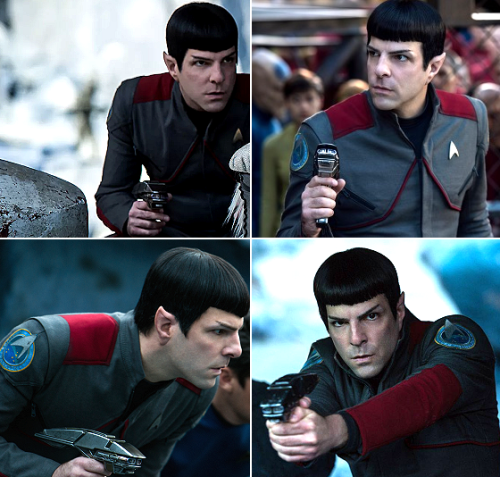 vulcankisseshuman:
“ Star Trek: Beyond
Spock in the USS Franklin uniform
”