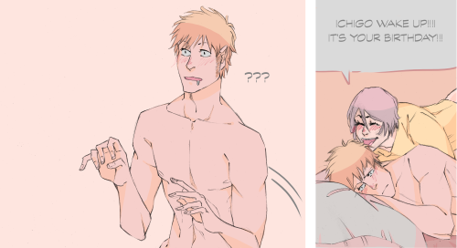 Sex aspiin:  ichigo and his gf bein’ all fluffy pictures