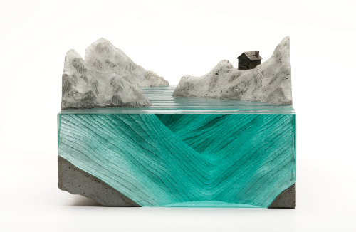 exhibition-ism: Ben Young&rsquo;s incredible cross-section glass sculptures