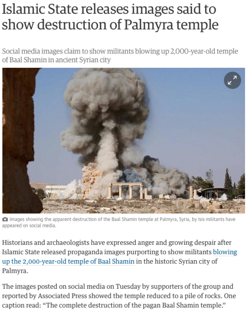 diarrheaworldstarhiphop:“On 30 August 2015, the Associated Press reported that the Islamic State of 