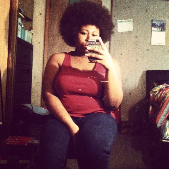 shontay91:  I’ve already posted these in black and white. I just liked how my hair