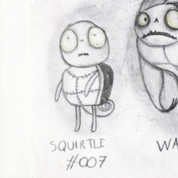 Squirtle Tim Burton #squirtle #timburton