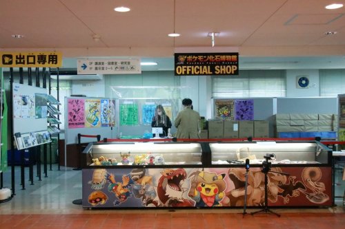 Images From The Pokemon Fossil Exhibit.