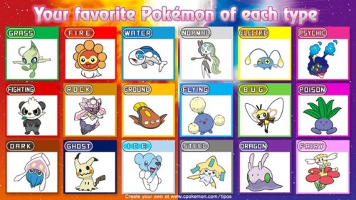 I guess I like cute pokemon lol.do this! tagging@gyozachan  @lovelysenpai @kanin @kyuurem @soycream @tristyz @sucuinora