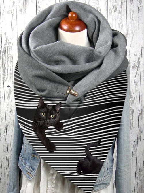 jollytyrantwhispers:Thick Warmth Shawl With Buckle Printed ScarfUse coupon code： tumblr-1112