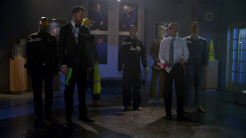 Museum of custodial arts, in Community, Modern Espionage, S06E11, 2015 (feat. Joel McHale, Gillian J